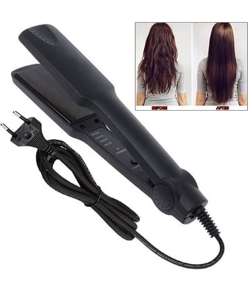 Professional Hair Styling Iron Hair Straightener with 4 Temperature Control Mode Black Casual Fashion Comb
