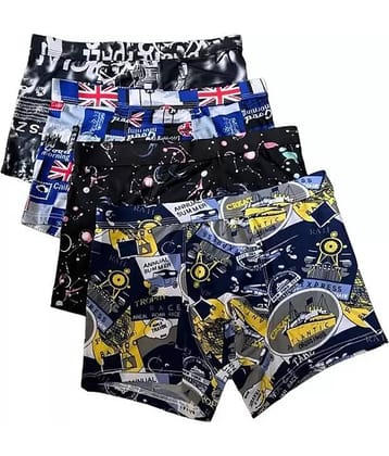 Cavenders Pack of 3 Nylon Trunks For Men's ( Multicolor )