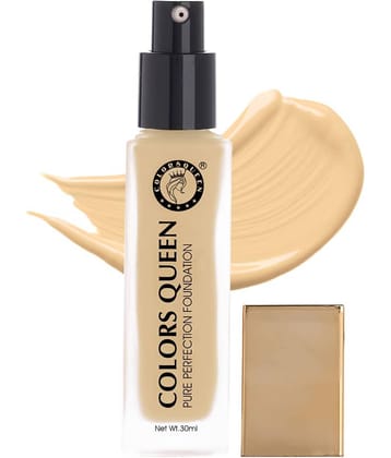 Colors Queen Matte Liquid For All Skin Types Skin Nude Foundation Pack of 1