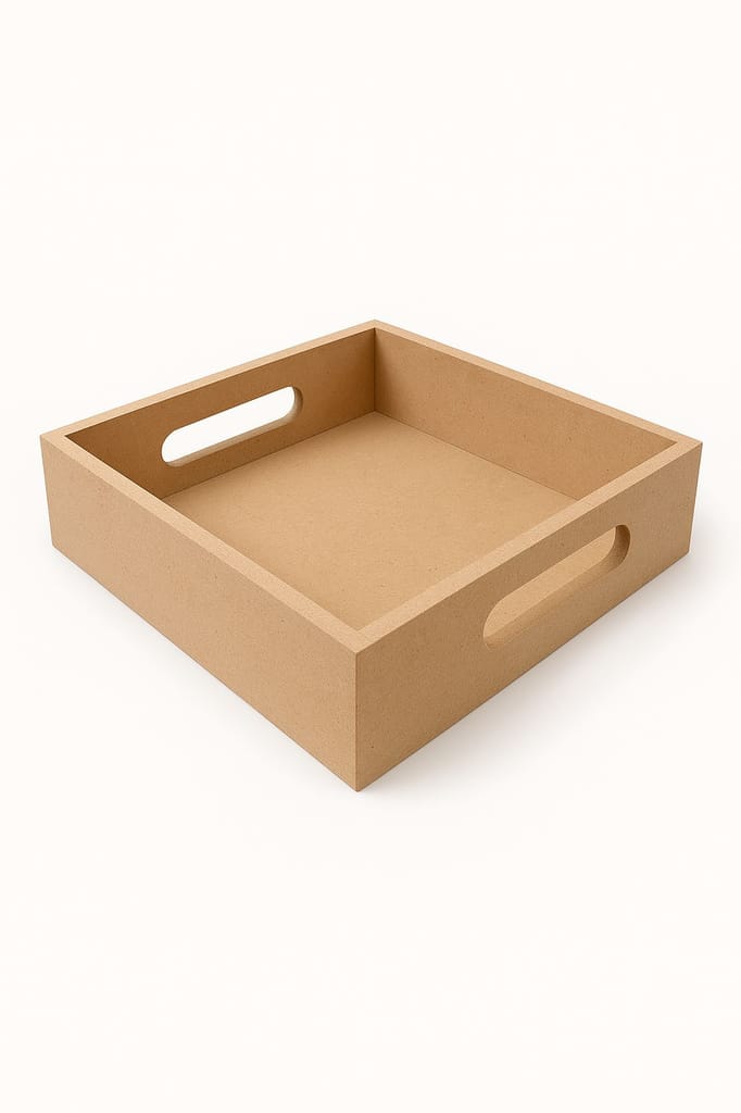 Dbeautify's DIY Square MDF Serving Tray