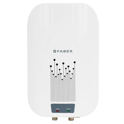 Faber Zippy Instant Geyser 5 Litre| 3000W Powerful Heating | Superior Energy Efficiency | 5Yr Tank, 3Yr Heating Element 2 Yr Product Warranty by Faber | Suitable for Kitchen & Bathroom | FWG Zippy 5.0 Faber Zippy Instant Geyser 5 Litre| 3000W Powerful He