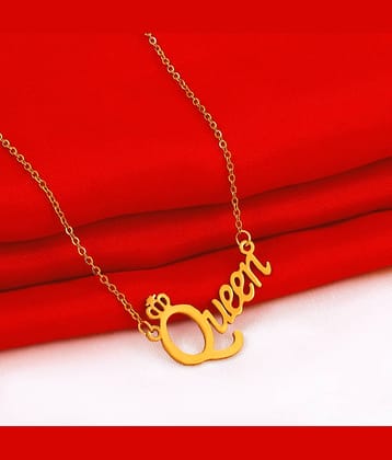 FASHION FRILL Gold Plated Chain ( Set of 1 )