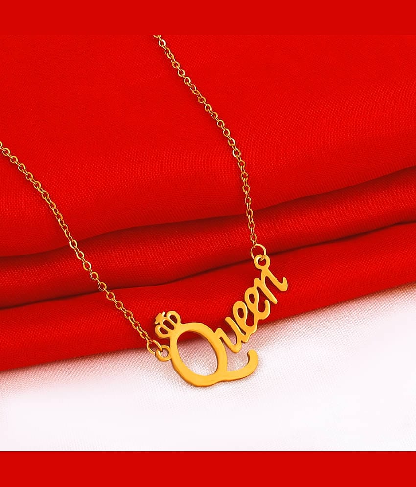 FASHION FRILL Gold Plated Chain ( Set of 1 )