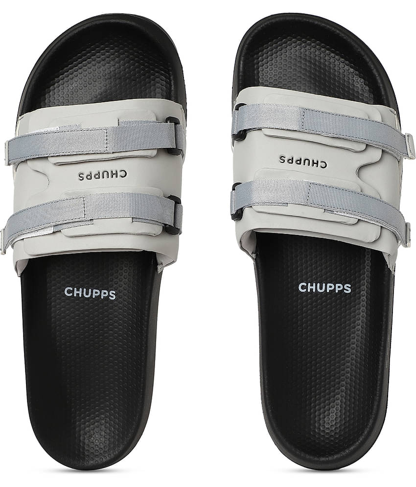 CHUPPS Dark Grey Men's Slide Flip Flop