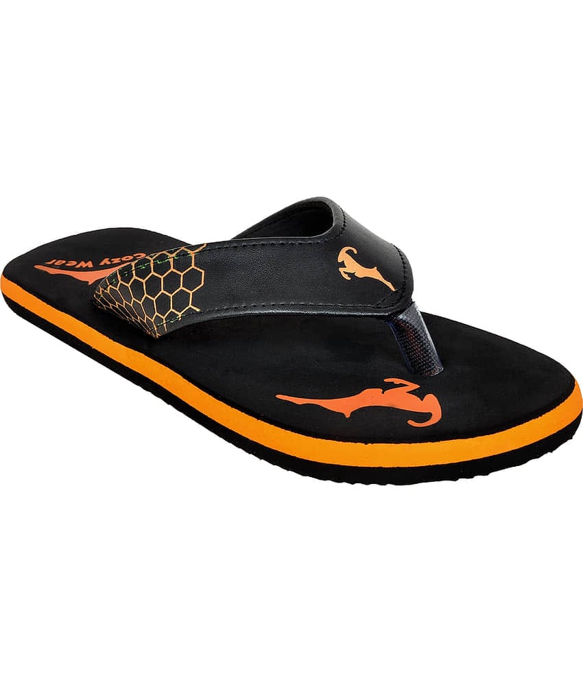 Cozy Wear Orange Thong Flip Flop