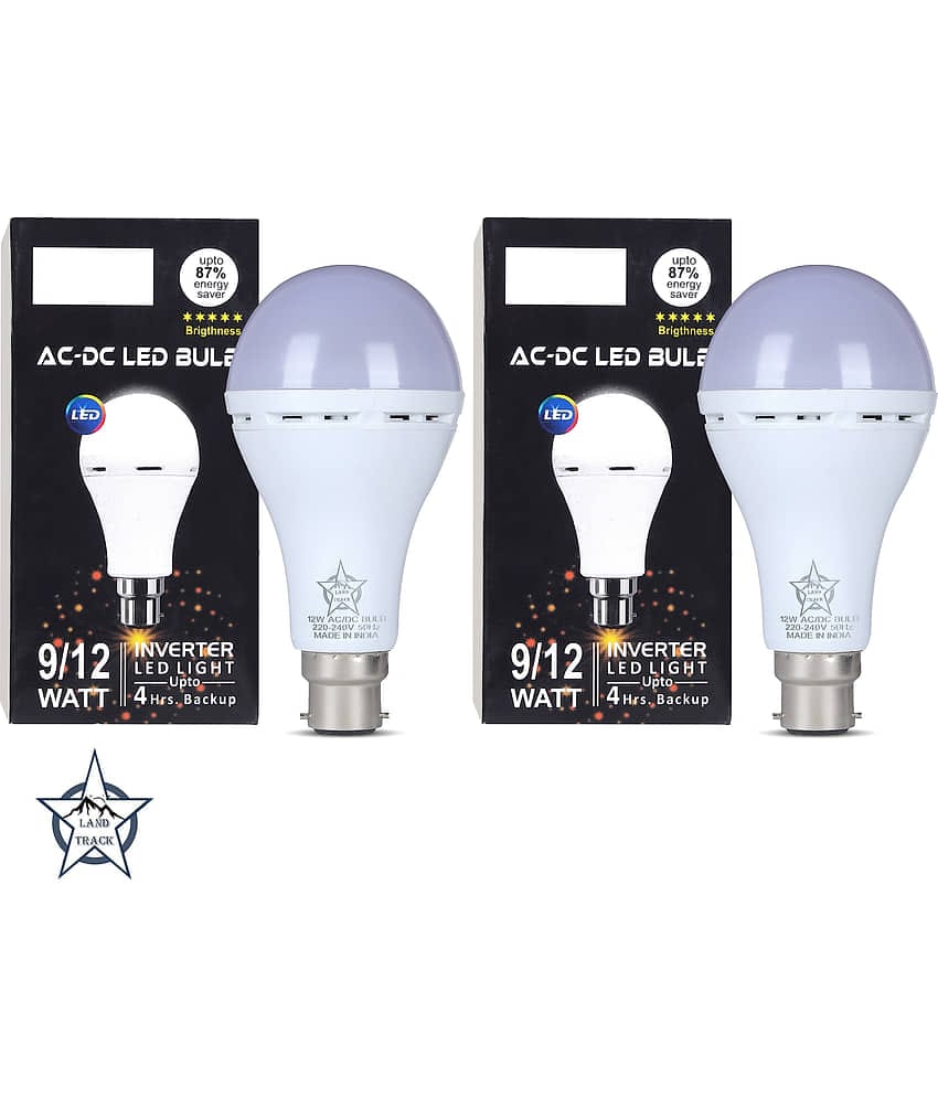 ZESTRUM 12W Natural White Inverter Bulb ( Pack of 2 )