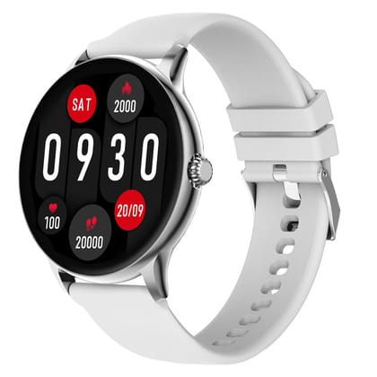 Fire Boltt Phoenix Pro Smart Watch with 1.39'' inch display, Bluetooth Calling, Metal Body with 120+ Sports Modes, SpO2, Heart Rate Monitoring- Silver