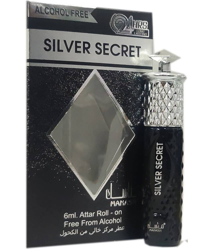 MANASIK SILVER SECRET  Concentrated   Attar Roll On 6ml .
