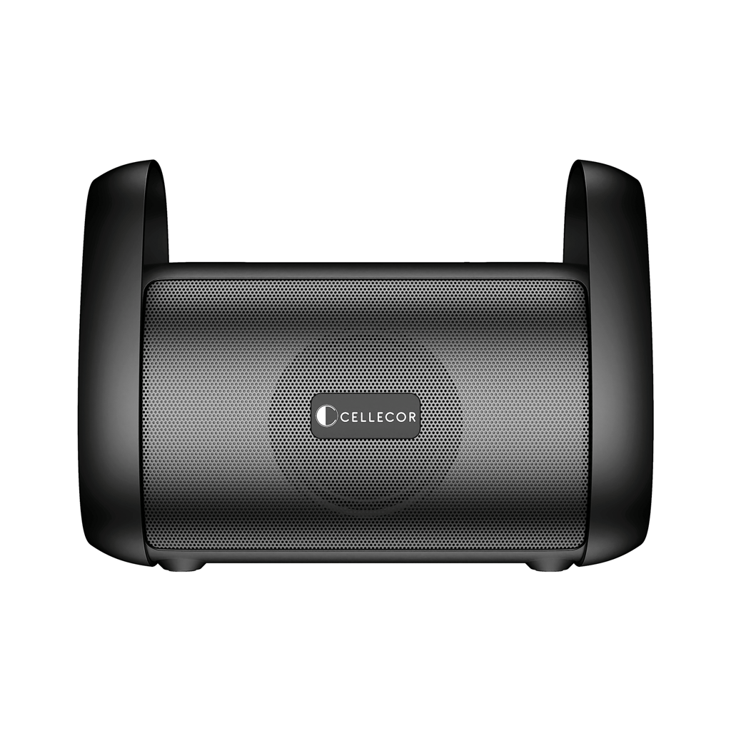 Cellecor CLB-90 STROM | 10 Hr Playtime | BT-v5.3 | 2600mAH | Water Resistant 10 W Bluetooth Speaker-Black