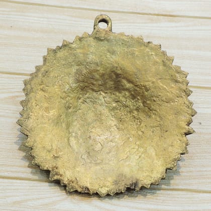 Handcrafted Brass Suraj Wall Hanging | Traditional Wall Decor, Height : 6.2 Inch (BSMAS1843 C)