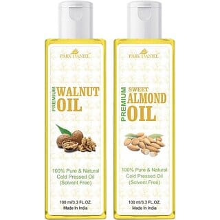 PARK DANIEL Walnut Oil &amp; Sweet Almond Oil Combo Pack Of 2 bottle of 100 ml(200 ml) (200 ml)