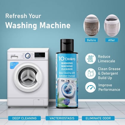 Washing Machine Cleaner Liquid | Descaler For Washing Machine Front Load and Top Load | Washing Machine Cleaning Liquid | Descaling Liquid For Drum ( 100 ML )