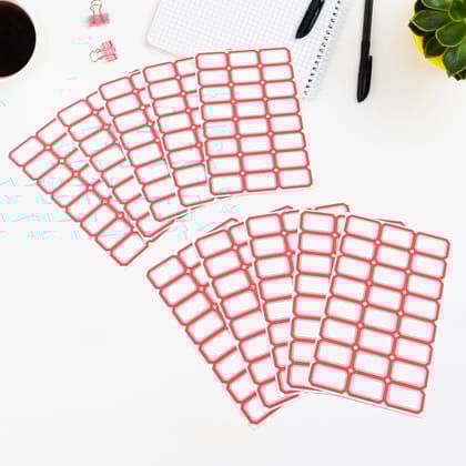 Multipurpose Writable Blank Label Sticker Sheets (1 Sheet)