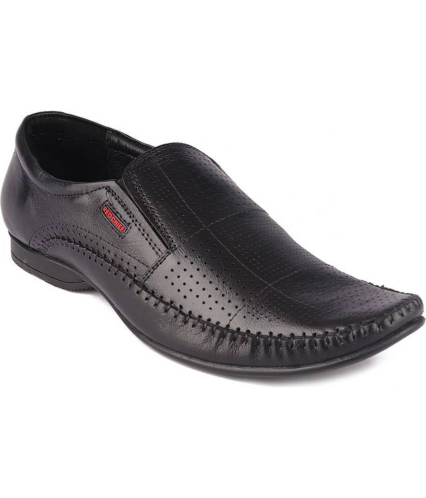 Red Chief - Black Men's Slip On Formal Shoes