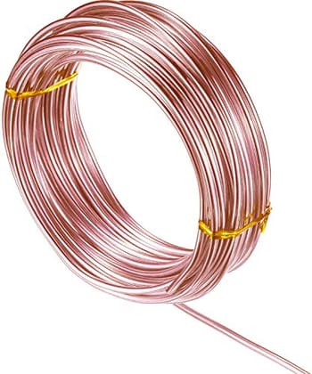 1 Kg, 2.5 MM Aluminium Copper Craft Wire-Copper / 2.5mm