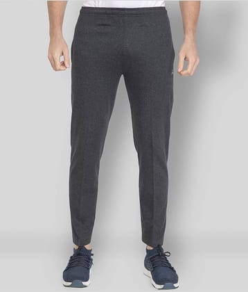 Zeffit - Charcoal Cotton Blend Men's Sports Trackpants ( Pack of 1 )