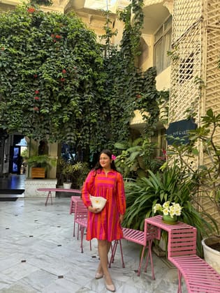 Twirl Pink Dress-XS