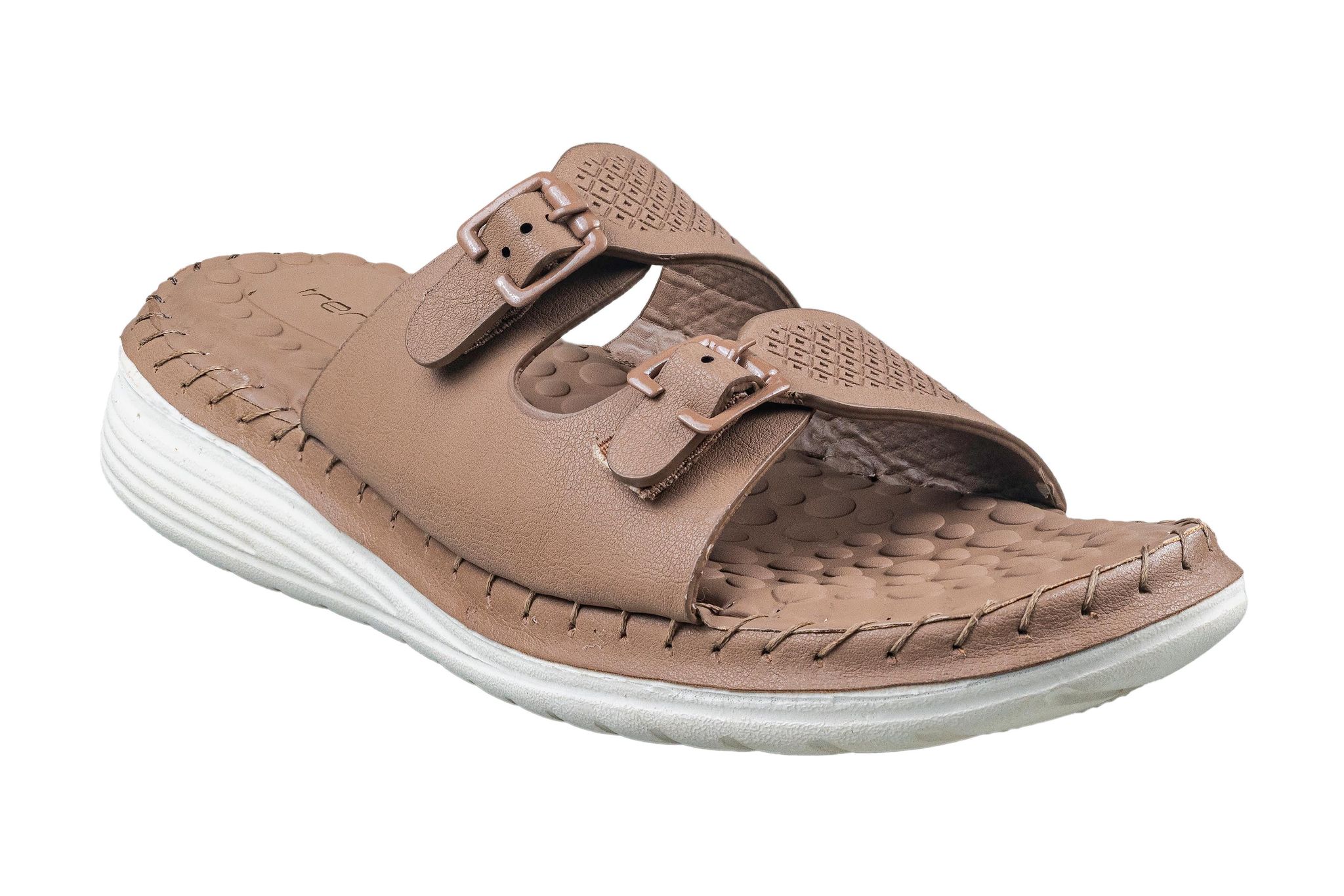 Trendz Ladies Chikoo Chappal-Chikoo / 3