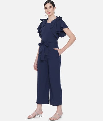 ALL WAYS YOU Women Polyester A-line Dress ( Blue )