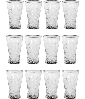 Somil Water/Juice  Glasses Set,  270 ML - (Pack Of 12)