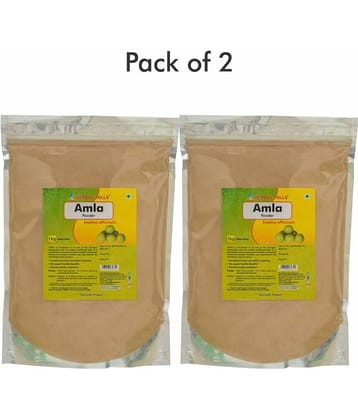 Herbal Hills Amla Powder - 1 Kg - Pack of 2 Powder 1 mg