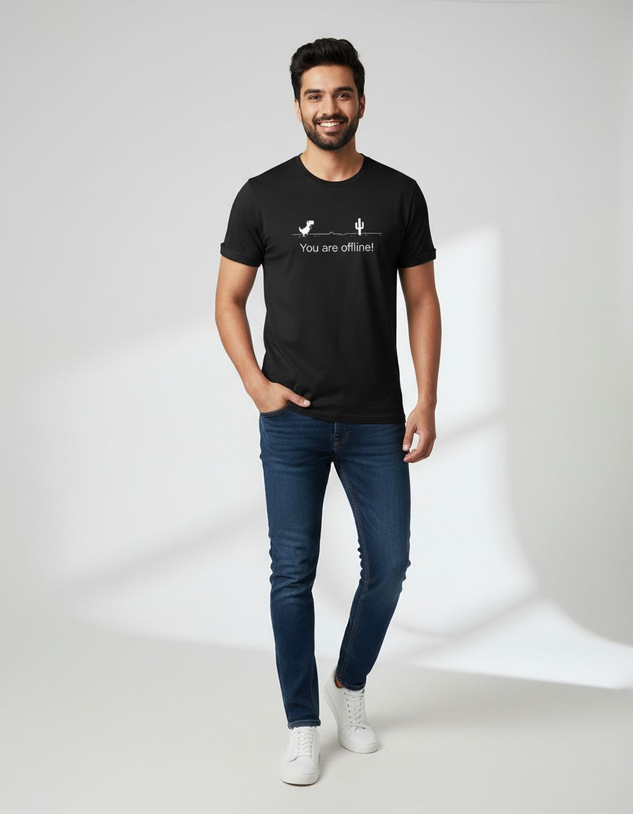 ROUND NECK TSHIRT / HALF SLEEVES E