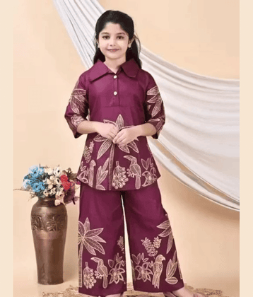 DS DRESSES Girls 100% Cotton T-shirt & Pyjama Set ( Black , Pack of 1 )