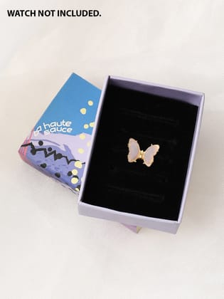 Cassia Butterfly Snap Button Charm-Charms