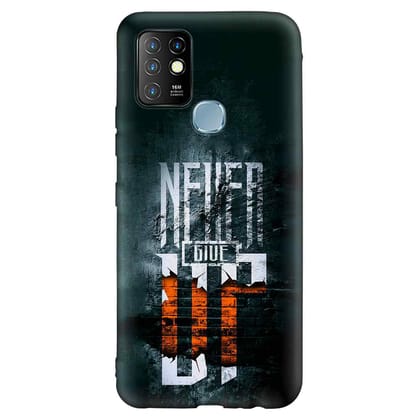 Never Give Up HOT 10 Premium Embossed Mobile cover
