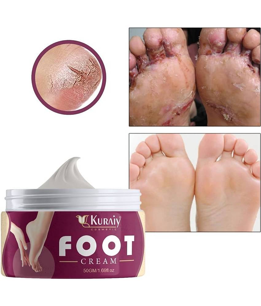 KURAIY Foot Crack Cream For Dry Cracked Heels & Feet Foot Cream (50gm)