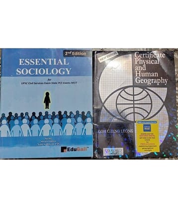 Certificate Physical And Huamn Geography & UPSCS preparation books