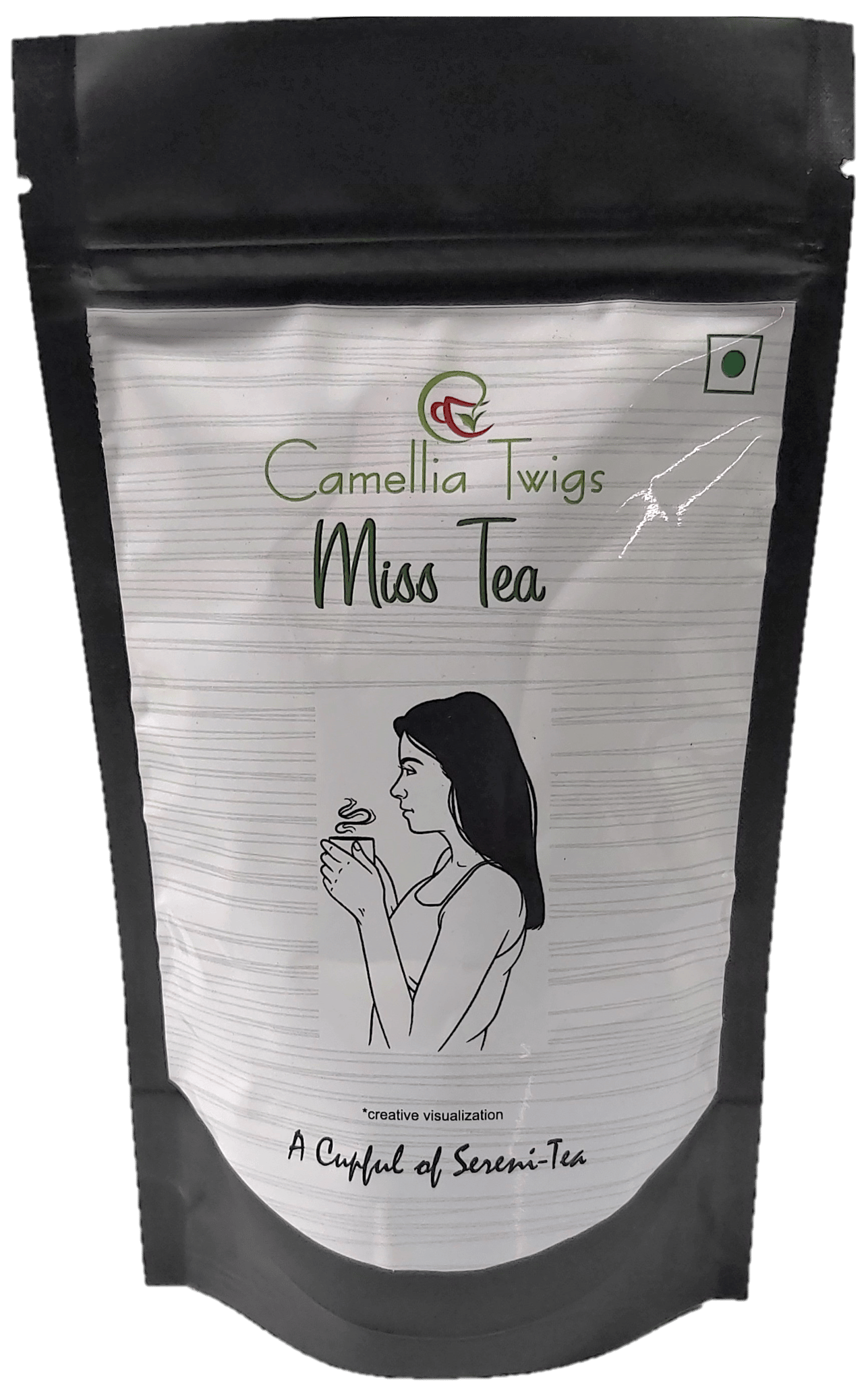 Camellia Twigs Miss Tea l Best Drink for Women l 100 gm Resealable Pouch l 50 Cups