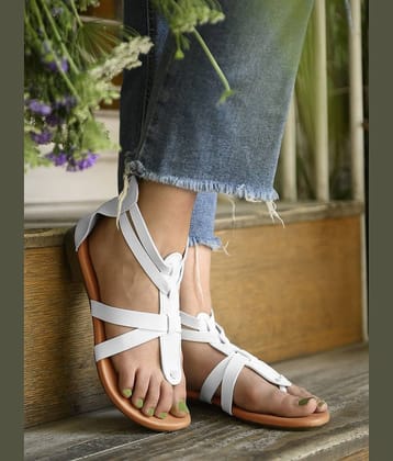 Shoetopia - White Women's Flats