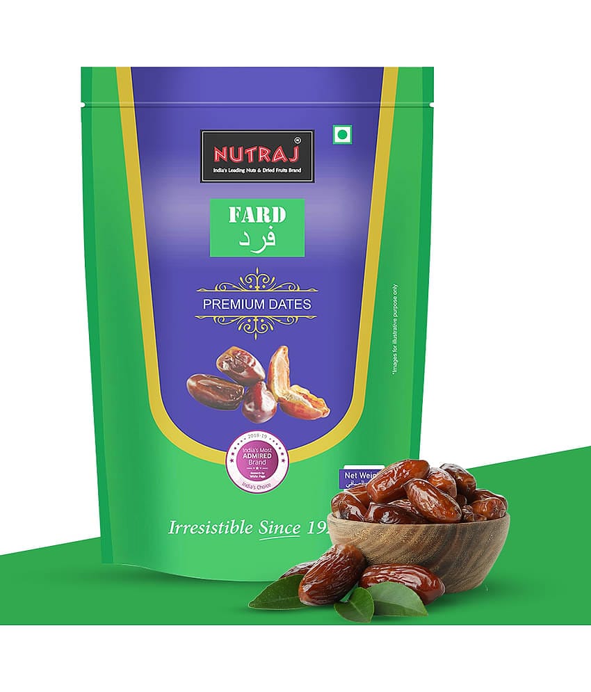 Nutraj Fard Dates 500g, Khajur, Fard Khajur 500g, Dry Fruit Khajur)