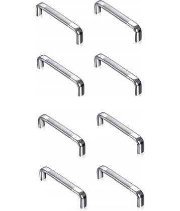 ONMAX Stainless Steel Capsule D Type Drawer, Almirah Wardrobe and Cabinet Handles 8 Inchs Pack of 8 Pcs (SSCB0108N)