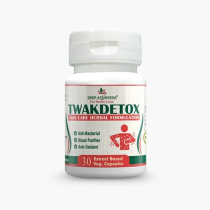 Twakdetox Capsule Helps in Skin Disorders and Blood Purification