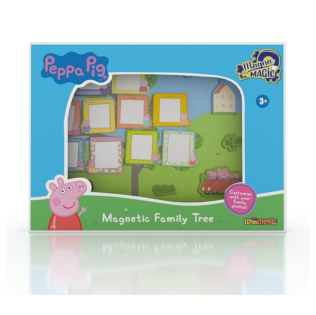Magna Magic Peppa Pig Magnetic Family Tree For Kids 3 Years and Above