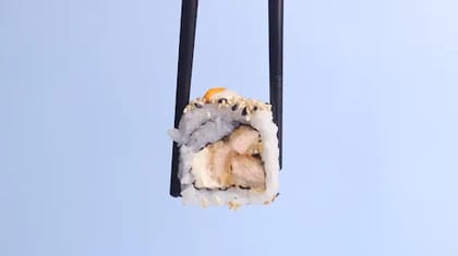 Crispy Chicken With Cream Cheese Sushi
