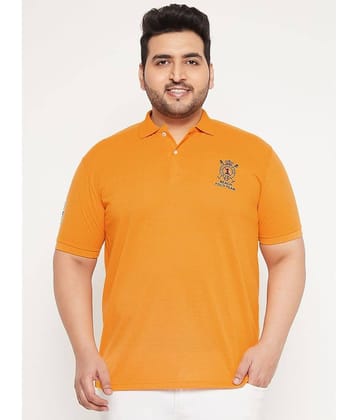 The Million Club Pack of 1 Cotton Blend Regular Fit Printed Half Sleeves Men's Polo T Shirt ( Navy )