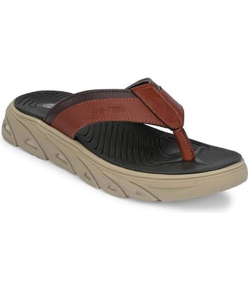 Big Fox - Black PU Thong Flip Flop