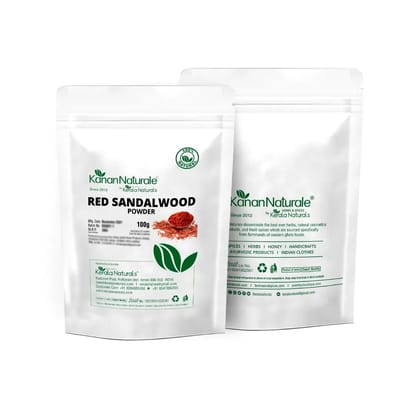 Red sandalwood Powder 100 gm & Rose water 100 ml   by Kerala Naturals