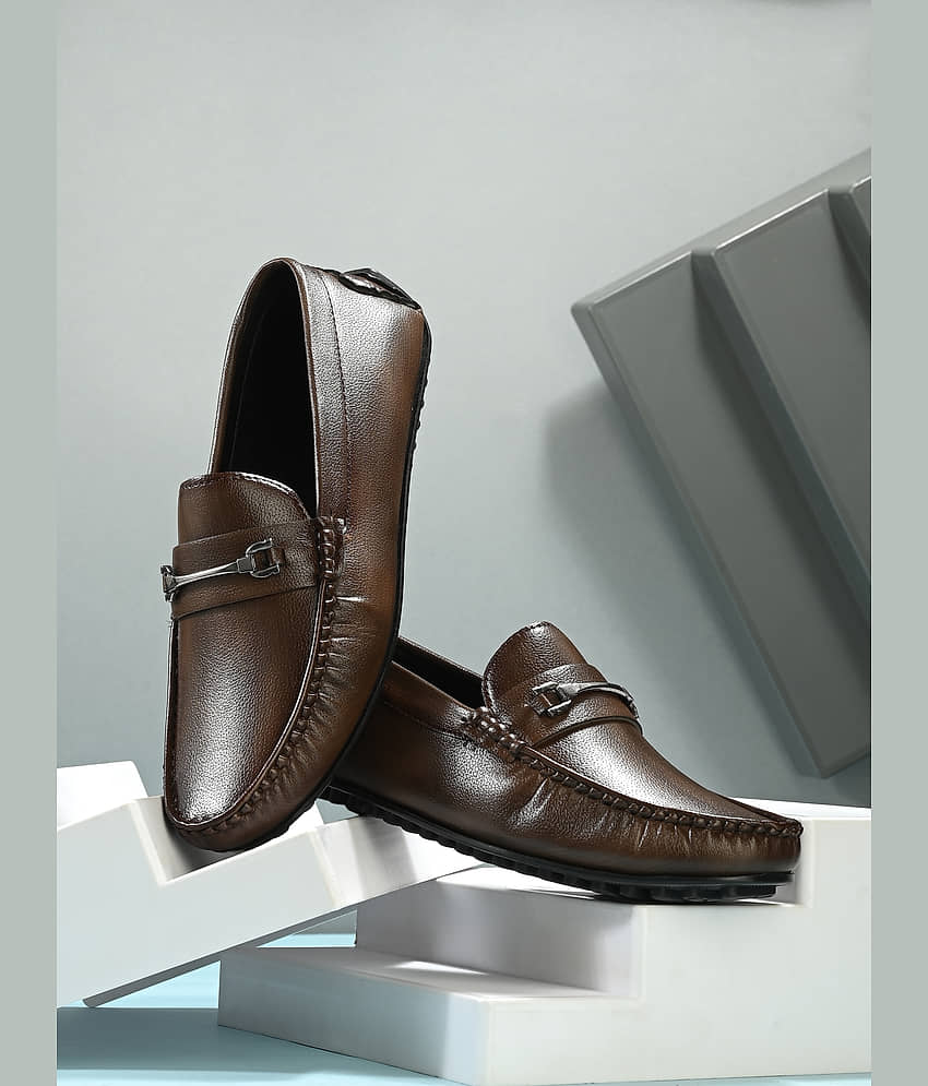 Footloose Brown Men's Slip on
