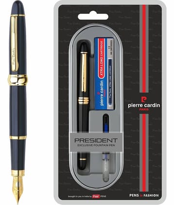 Pierre Cardin President Fountain Pen (Blue)