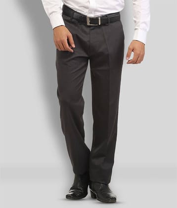 Inspire Clothing Inspiration - Brown Polycotton Slim - Fit Men's Formal Pants ( Pack of 1 )