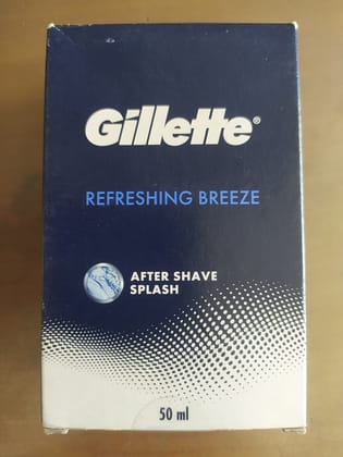 Gillette Refreshing breeze After shave Splash 