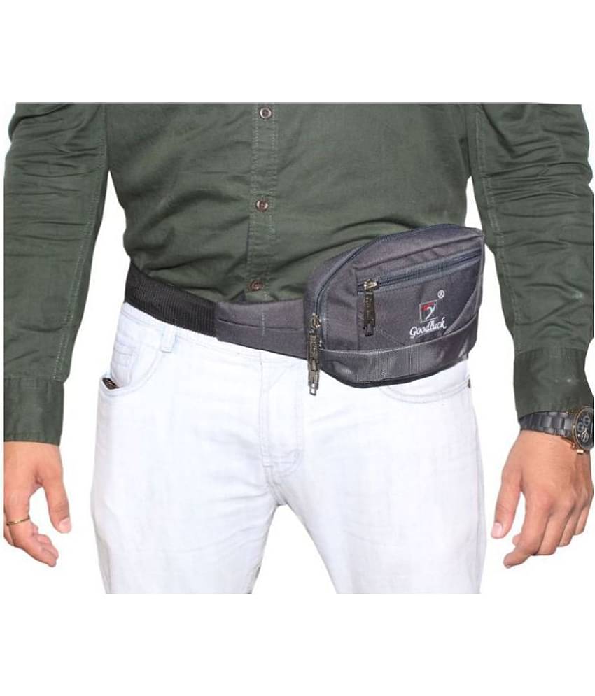 Goodluck Polyester Grey Pouch