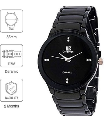 IIK Collection Black Analog Watch