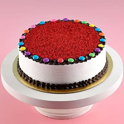 Red Velvet Gems Cake Half Kg Red Velvet Gems Cake Half Kg
