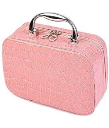 hi-lee Pink Travel  Cosmetic Bag