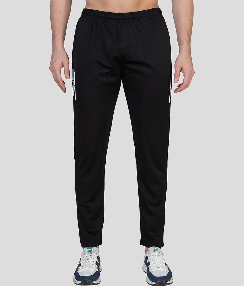Zeffit - Black Lycra Men's Trackpants ( Pack of 1 )